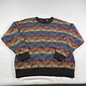 Vintage 90s Jed Wear Sweater Mens M Wool Blend Pullover Knit Grandpa Biggie